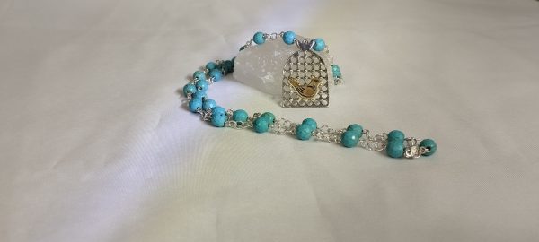اکسسوری زنانه گردنبند نقره زنانه گردنبند مرغ آمین