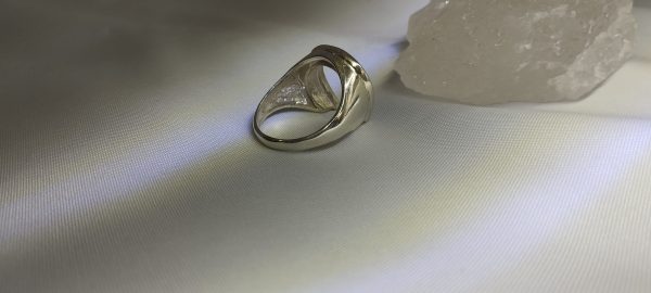 انگشتر نقره طرح نعل - تصویر 5
