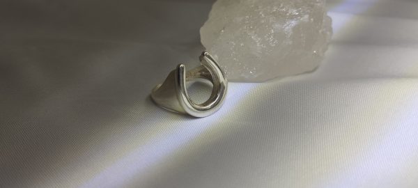 انگشتر نقره طرح نعل - تصویر 11