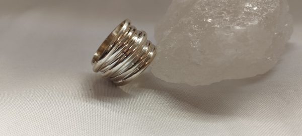 انگشتر فنری نقره - تصویر 2