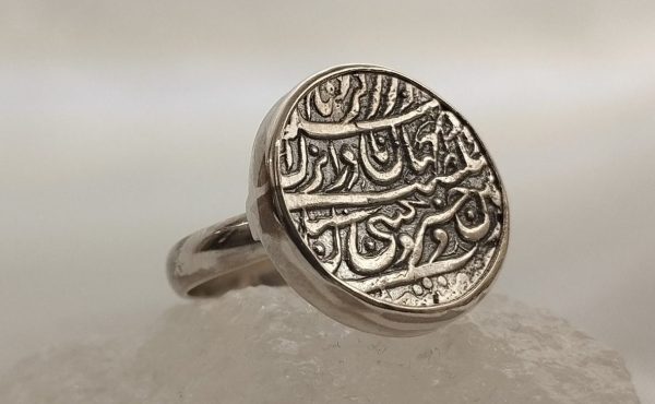 انگشتر نقره سکه قدیمی - تصویر 2