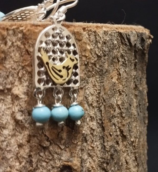 گوشواره مرغ آمین گوشواره نقره