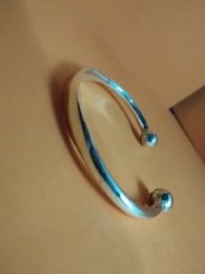 دستبند نقره مردانه