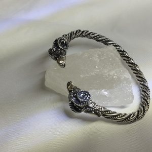 دستبند قوچ هخامنشی نقره