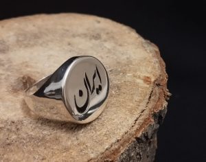 انگشتر نقره طرح ایران