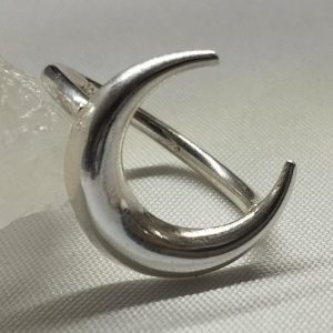 انگشتر نقره ماه