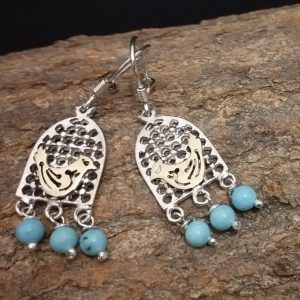گوشواره مرغ آمین گوشواره نقره