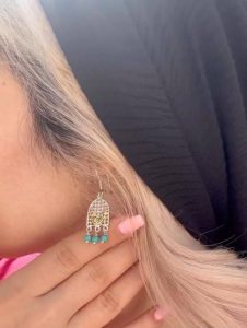 گوشواره مرغ آمین گوشواره نقره