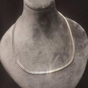 زنجیر نقره حصیری